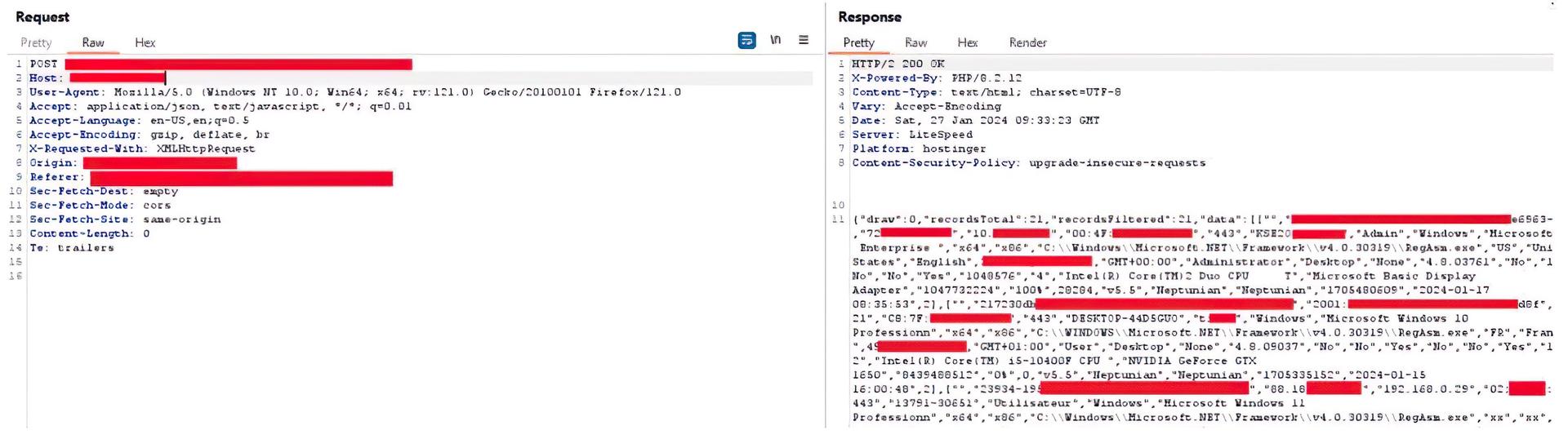 Neptune Loader: Exposing the Hidden Realms of
      Malware Command And Control / Vulnerability that exposes affected machines