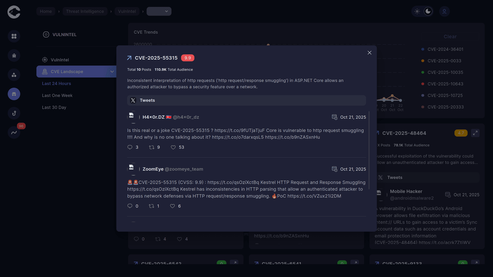 CVE-2025-55315: Critical HTTP Request Smuggling in ASP.NET Core