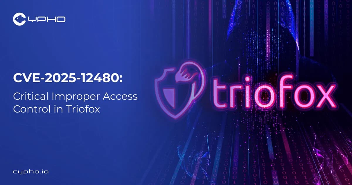 CVE-2025-12480: Critical Improper Access Control in Triofox