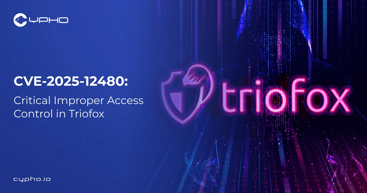 CVE-2025-12480: Critical Improper Access Control in Triofox